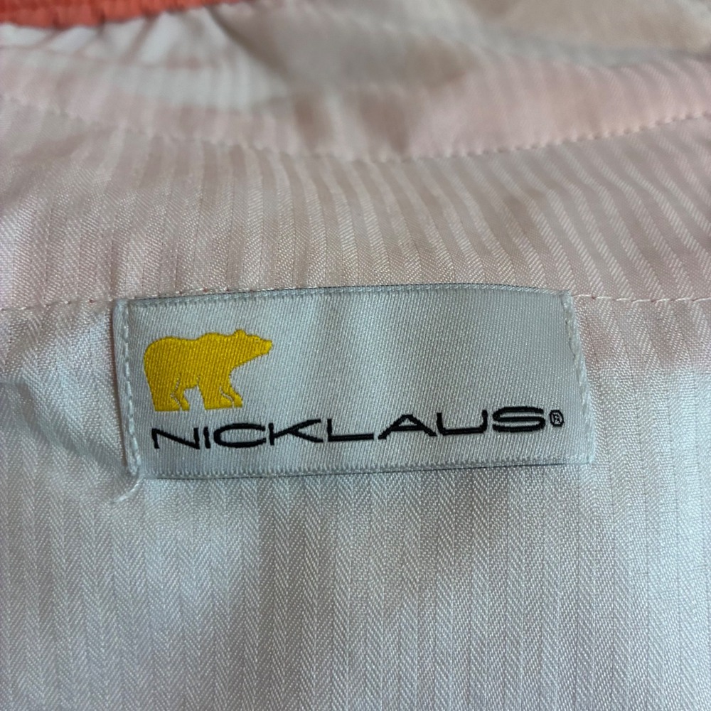 Nicklaus Golden Bear Mens Golf Shorts Size 30 Coral Pink Recycled Stretch TA299 - Picture 5 of 6